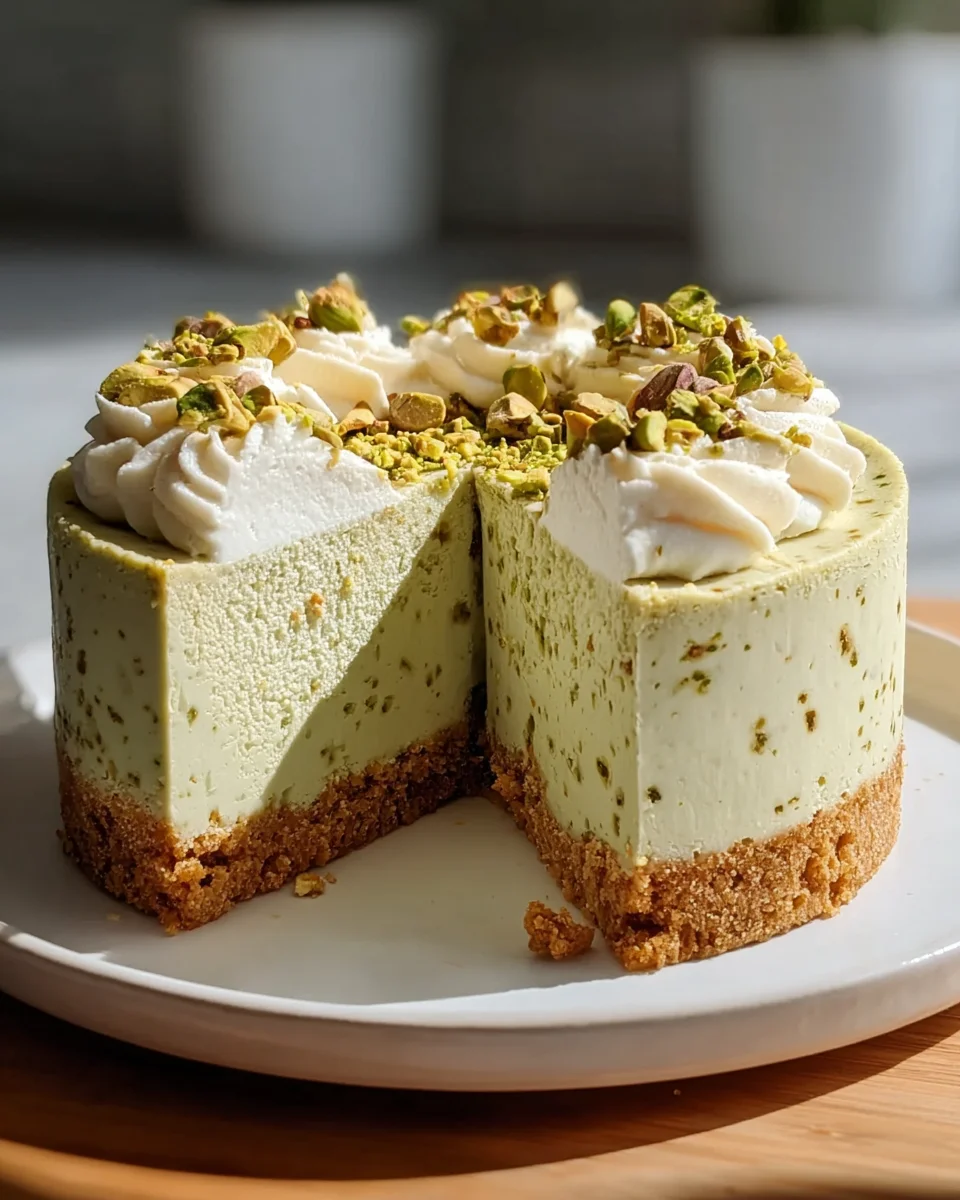 Irresistible Pistachio Cheesecake Recipe – Easy & Delicious!