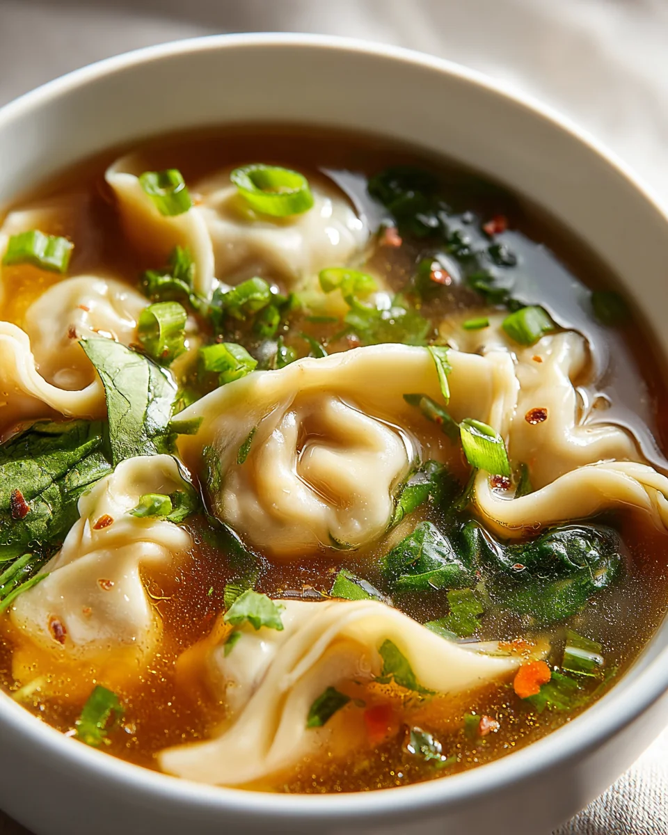 Cozy Beef Potsticker Soup: Delicious Warm Hug in a Bowl