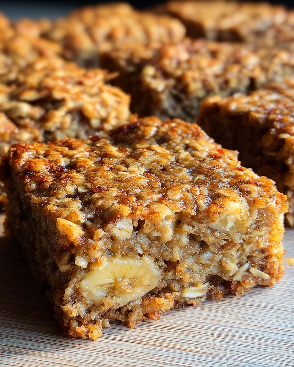 Irresistible Banana Oatmeal Bars: Perfect for Healthy Snacking