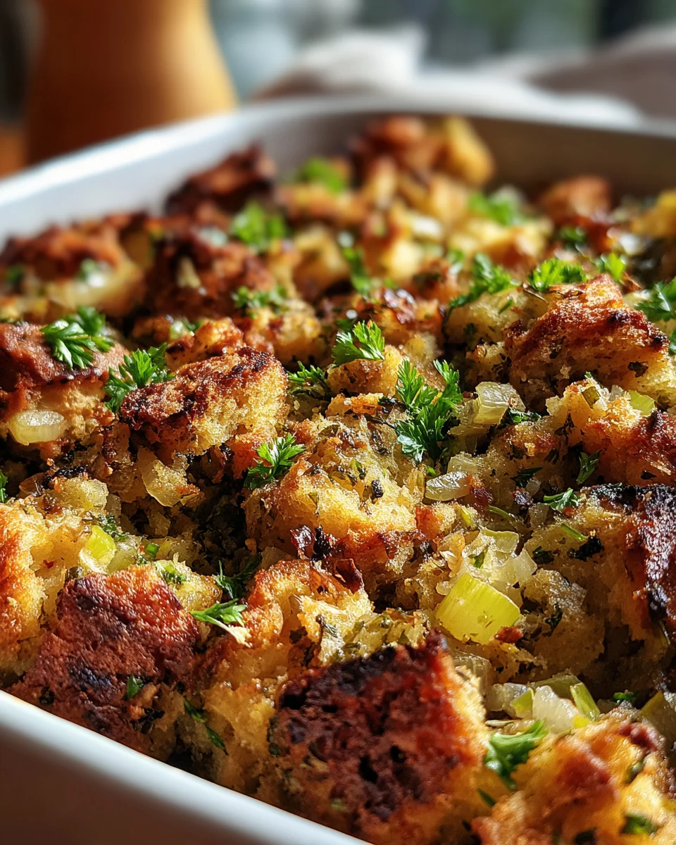 Delicious Grandmas Thanksgiving Stuffing Recipe