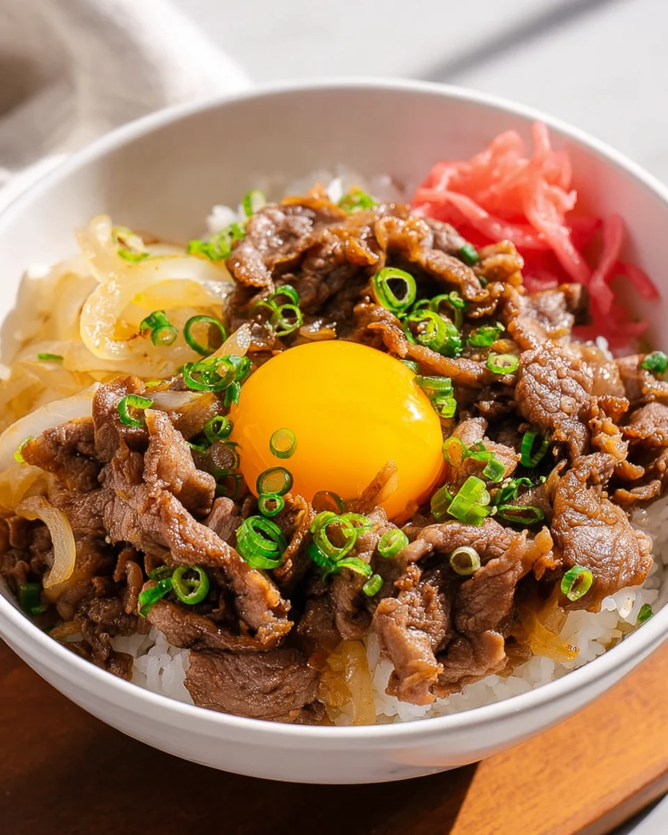 Make Authentic Gyudon: Savory Japanese Beef Bowl Recipe