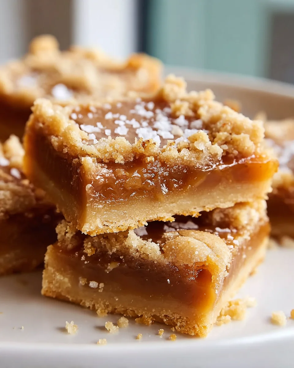 Salted Caramel Butter Bars: Irresistible & Delicious!