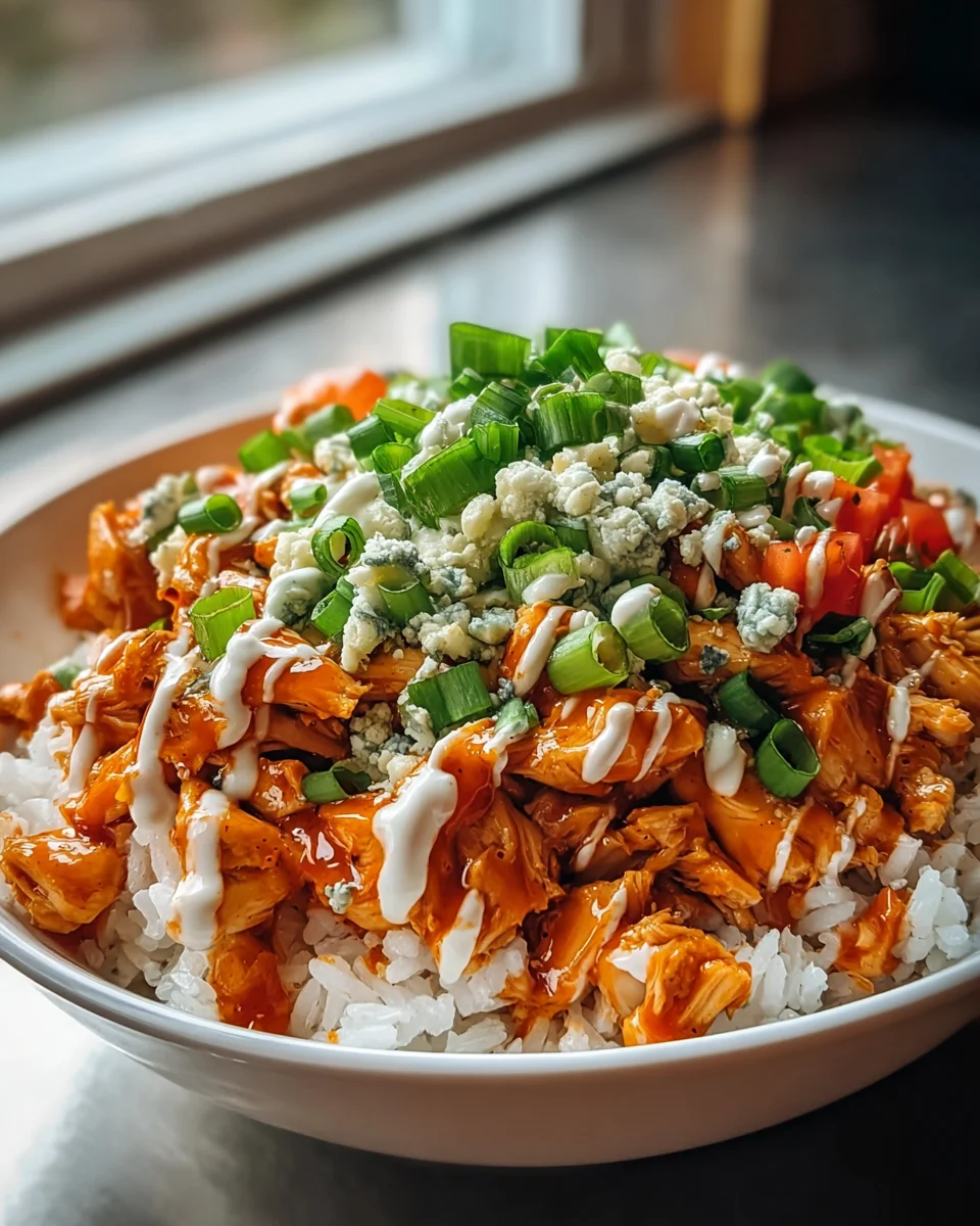 Buffalo Chicken Bowls: The Ultimate Healthy & Spicy Meal!