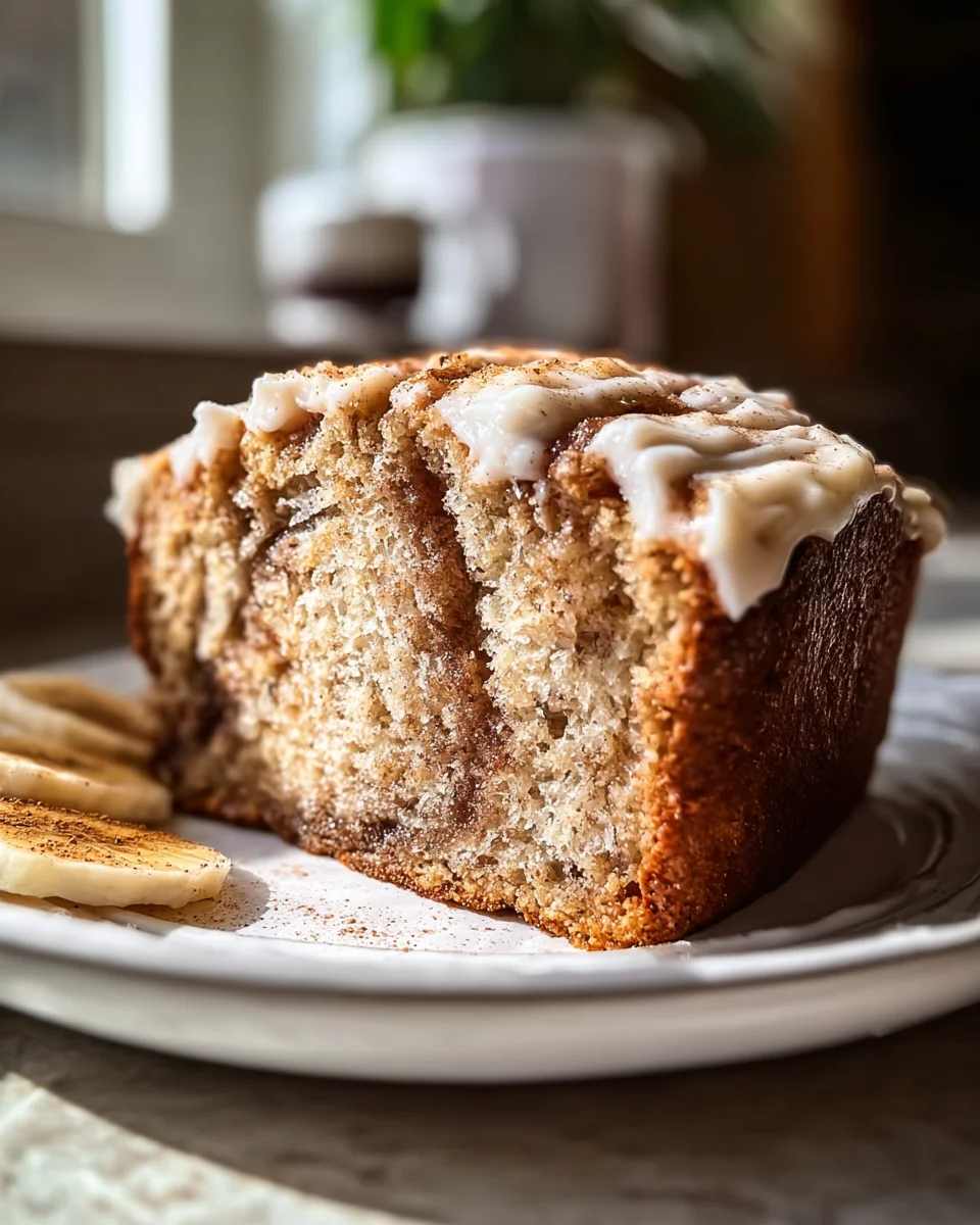 Easy Cinnamon Roll Banana Bread: A Sweet & Swirly Treat!