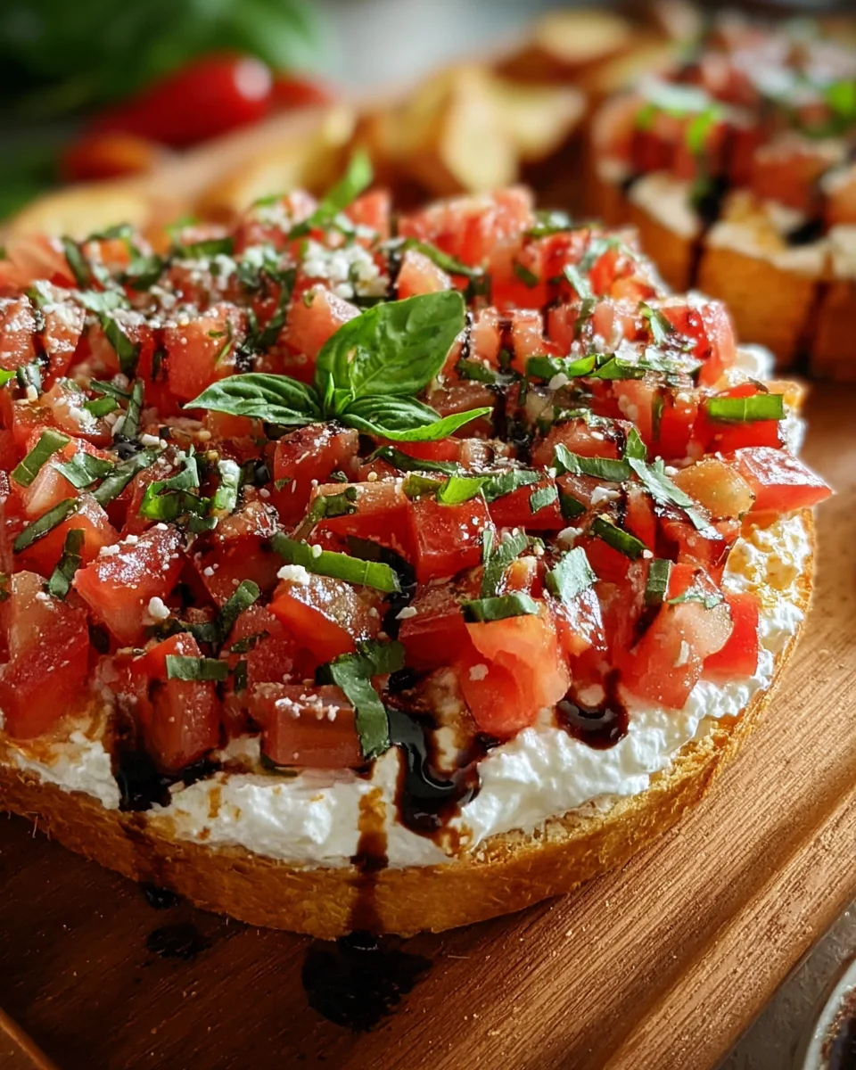 Bruschetta Dip: Vibrant Flavor, Delightful Appetizer!
