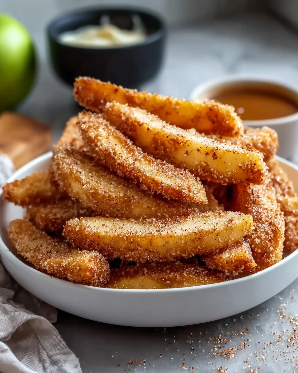 Easy Crispy Air Fryer Apple Fries: Perfect Sweet Treat!