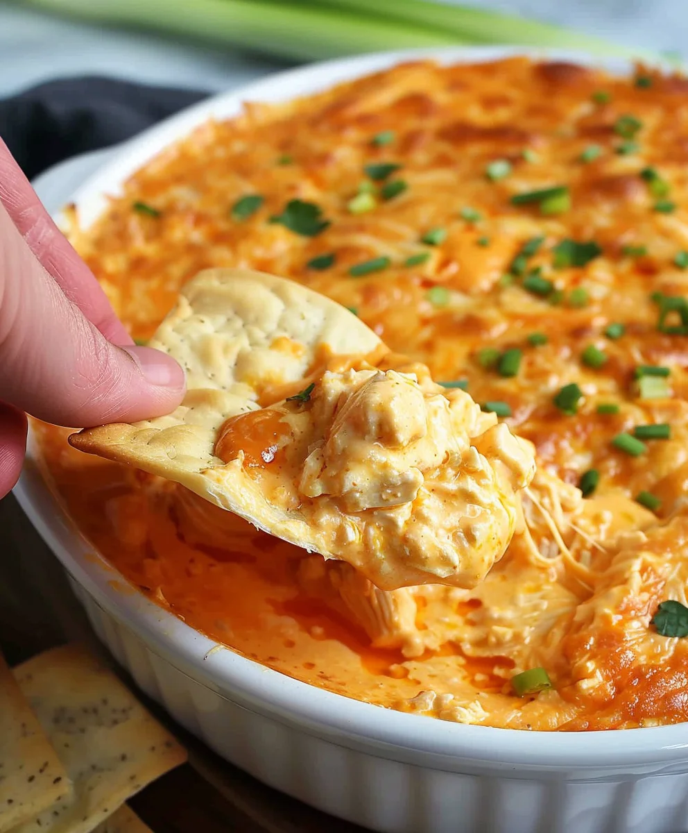 Creamy Buffalo Chicken Dip