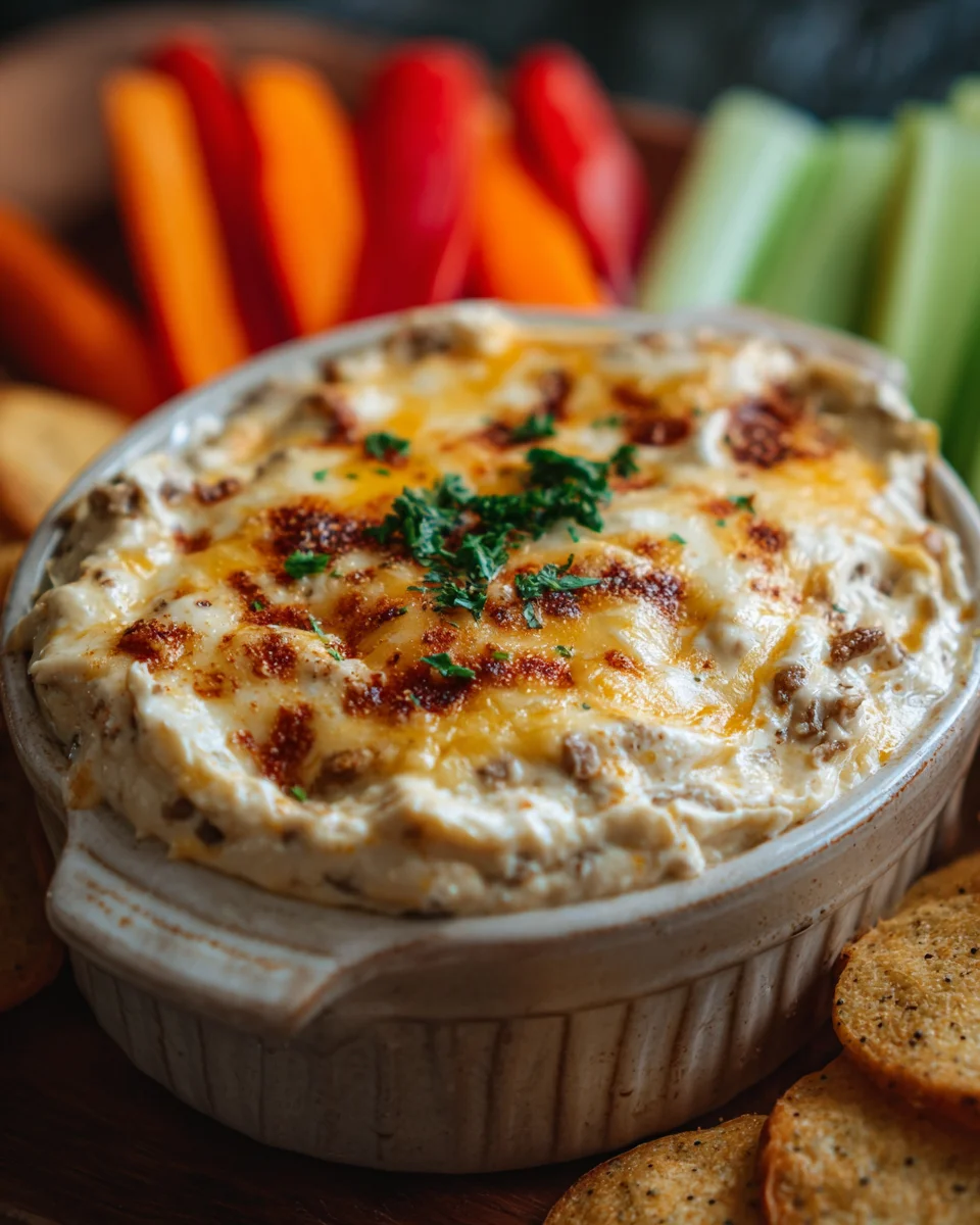 The Best Hissy Fit Dip! Creamy, Zesty Beef Party Pleaser
