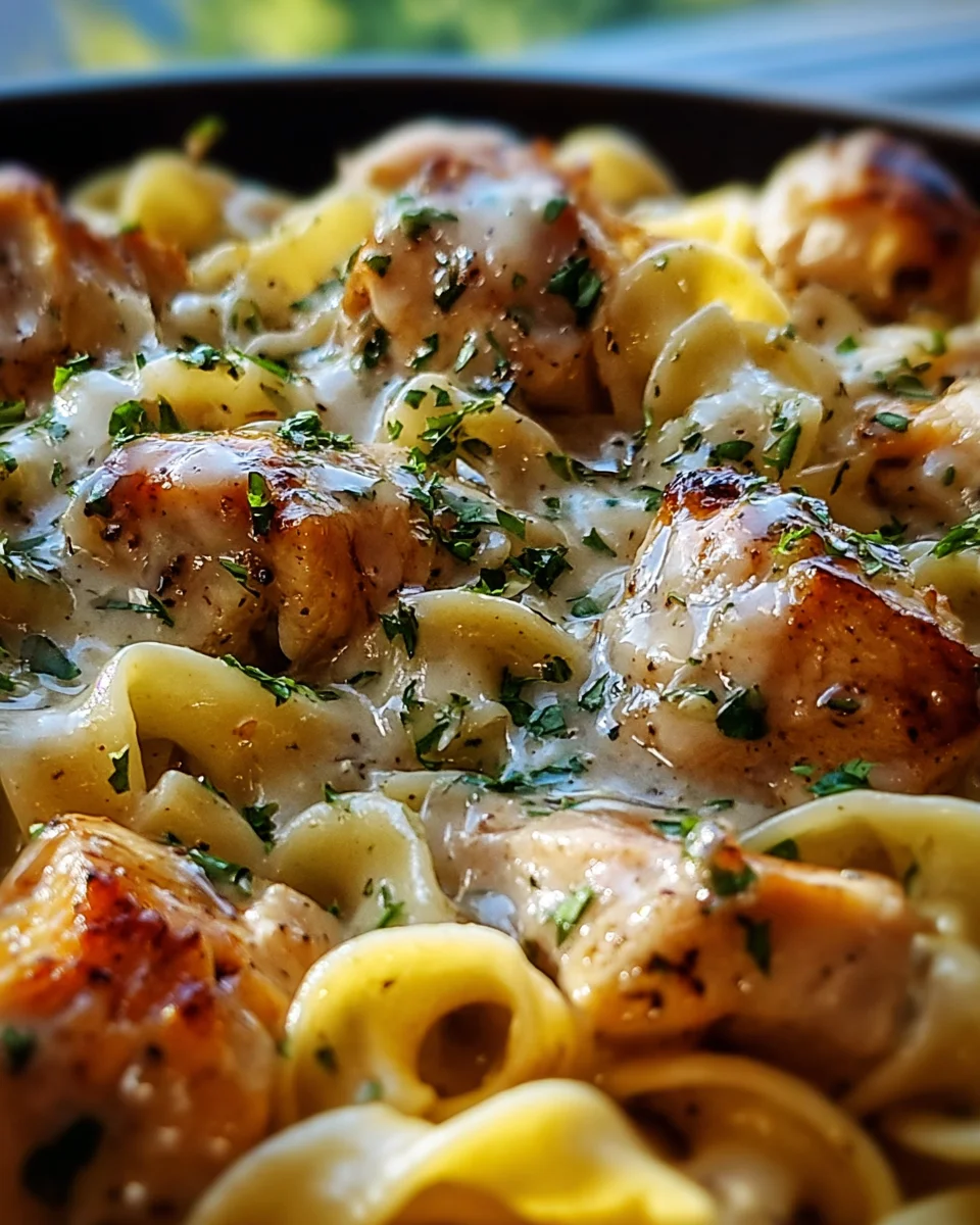 One Pan Chicken With Buttered Noodles Recipe - Easy Dinner!