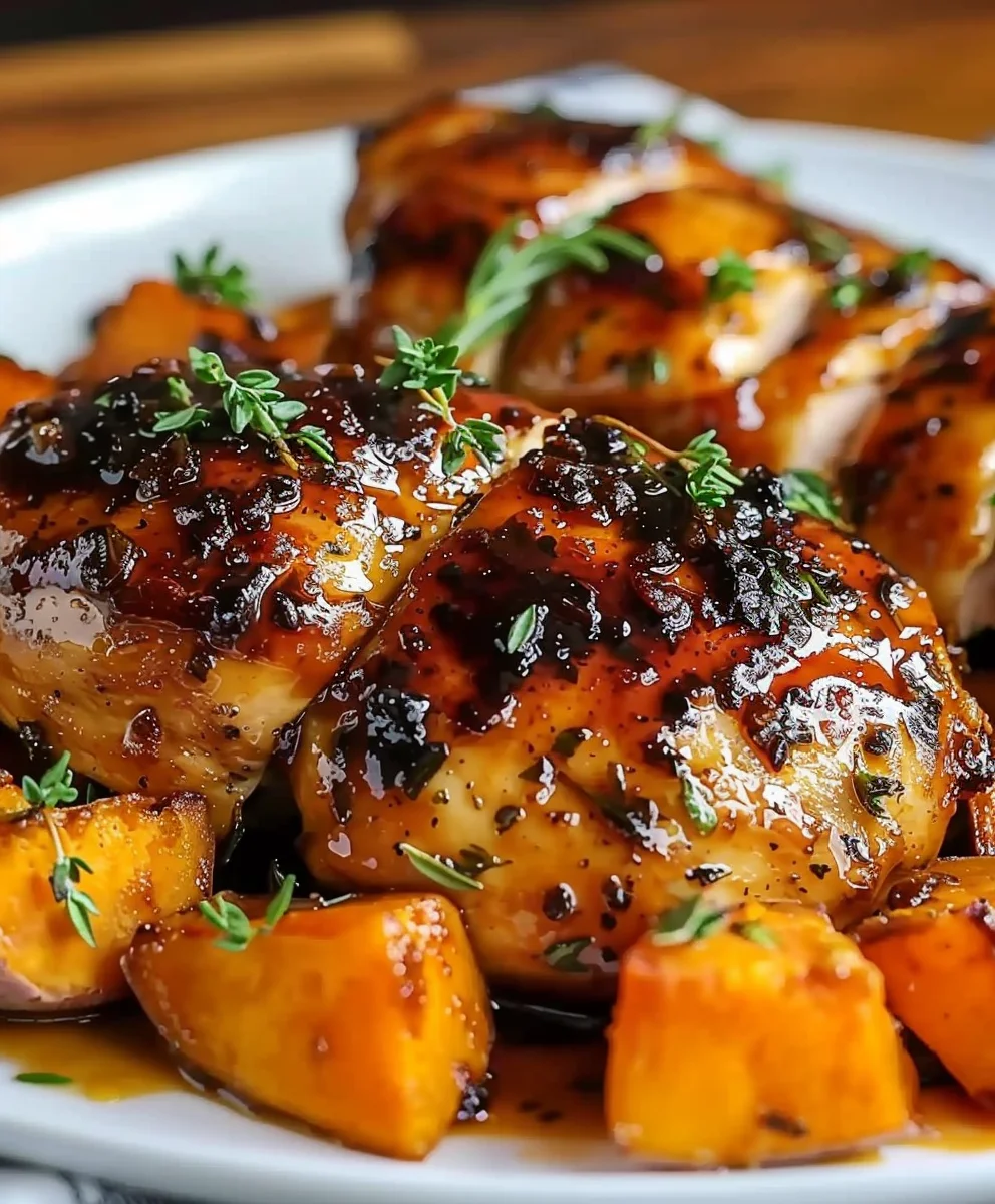 Maple Glazed Chicken & Sweet Potatoes: An Ultimate Recipe