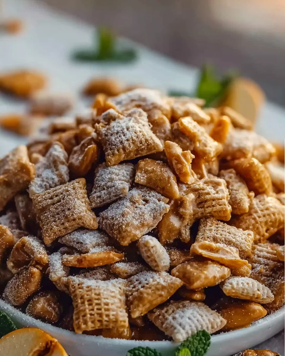 Caramel Apple Puppy Chow: Sweet No-Bake Fall Treat!