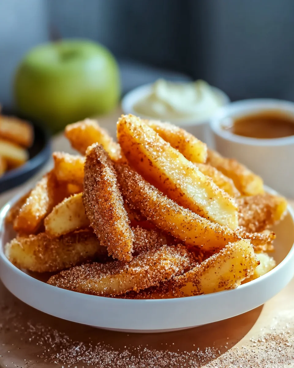 Easy Crispy Air Fryer Apple Fries: Perfect Sweet Treat!