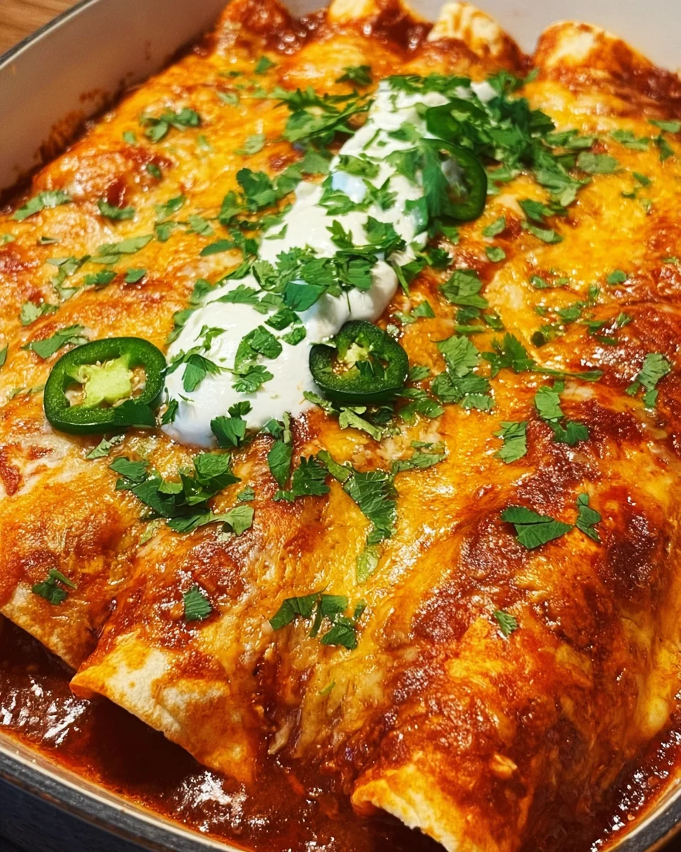 Classic Chicken Enchiladas Recipe - Easy & Delicious!