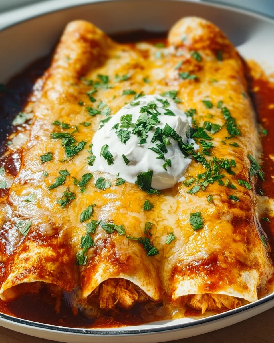 Best Chicken Enchiladas Recipe: Easy & Delicious Dinner!