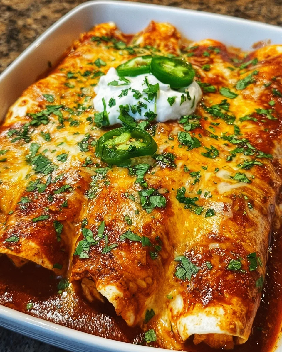 Classic Chicken Enchiladas Recipe - Easy & Delicious!