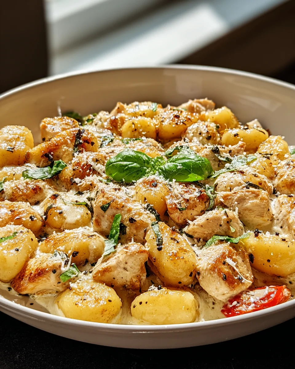 Quick Garlic Chicken Gnocchi Skillet: A Minute Wonder Meal