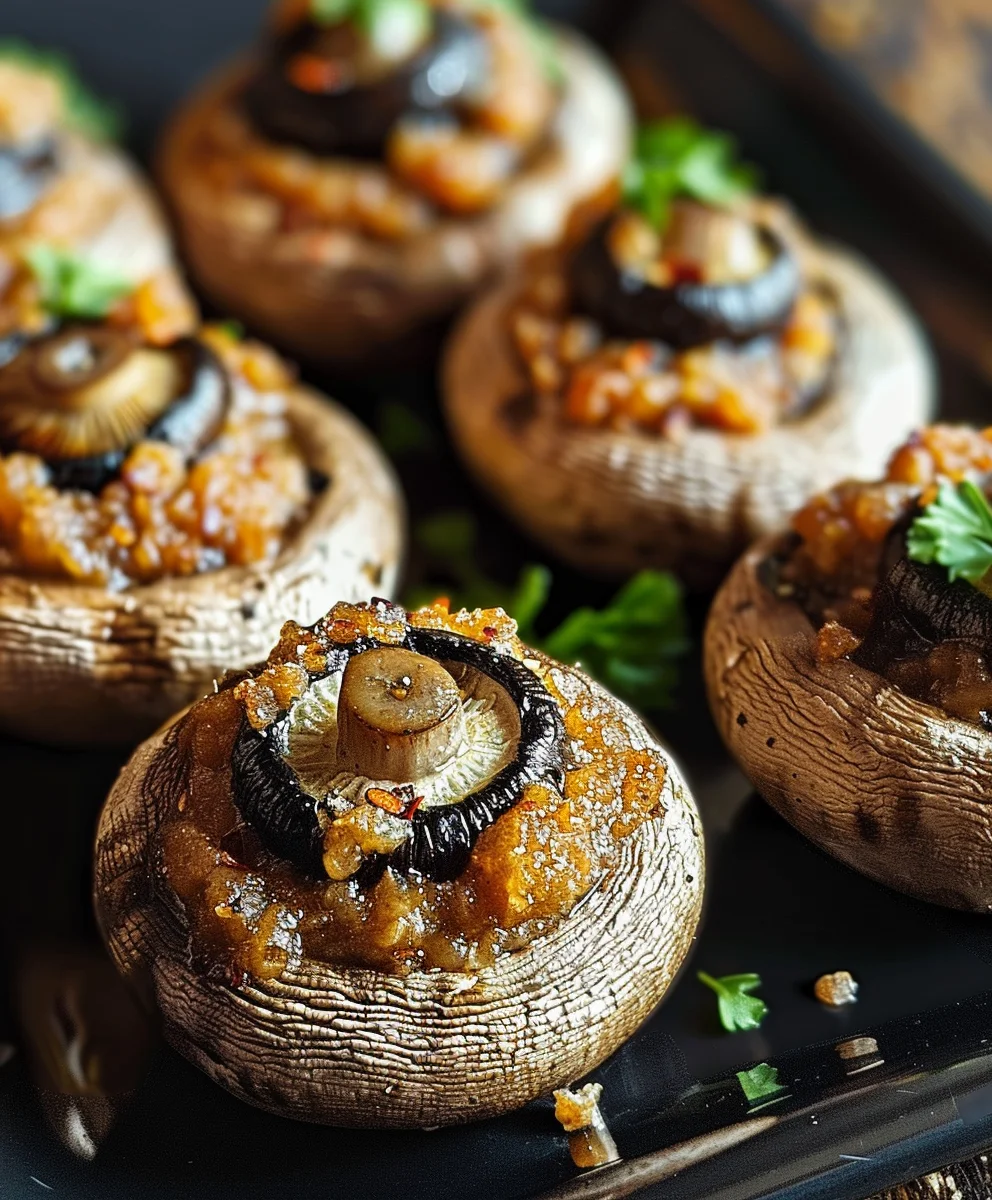 Stuffed Mushroom Eyeballs: Spooky Fun for Halloween Night