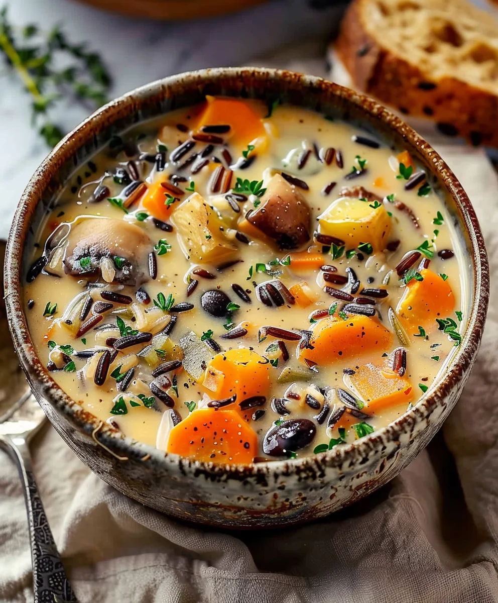 Autumn Wild Rice Soup