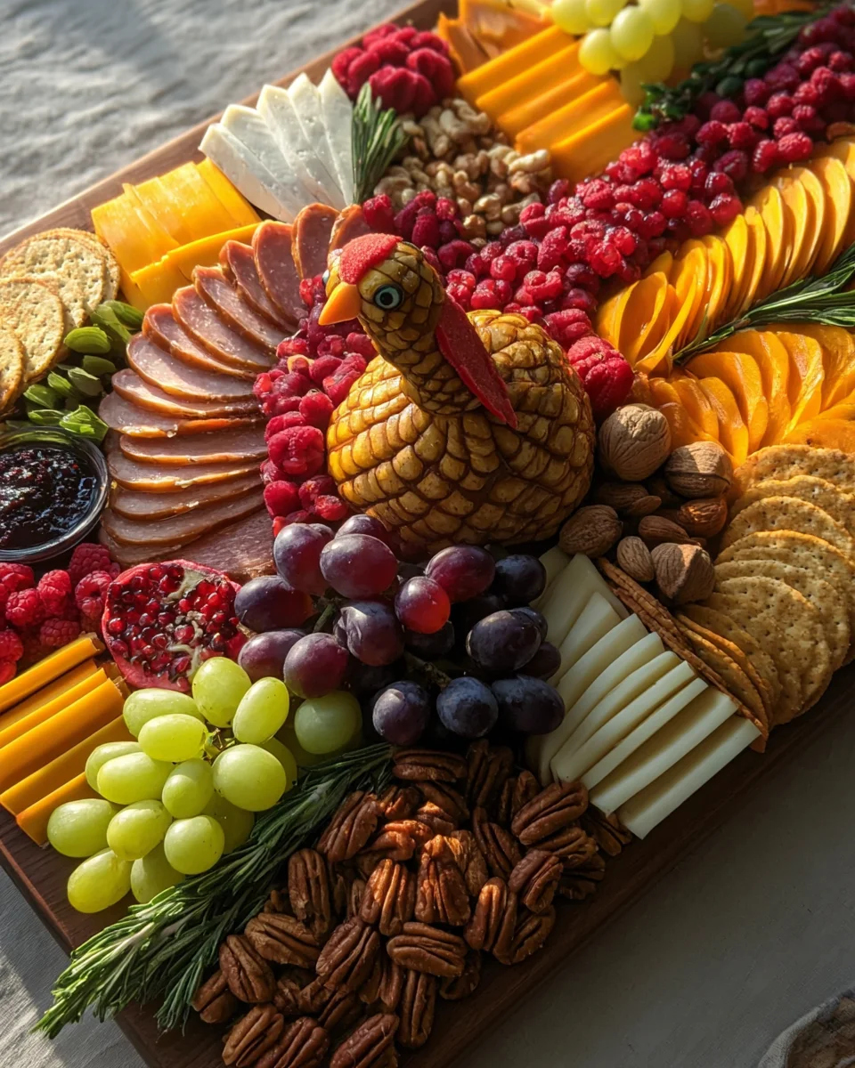 Wow Guests! Easy Turkey Shaped Charcuterie Boards Recipe