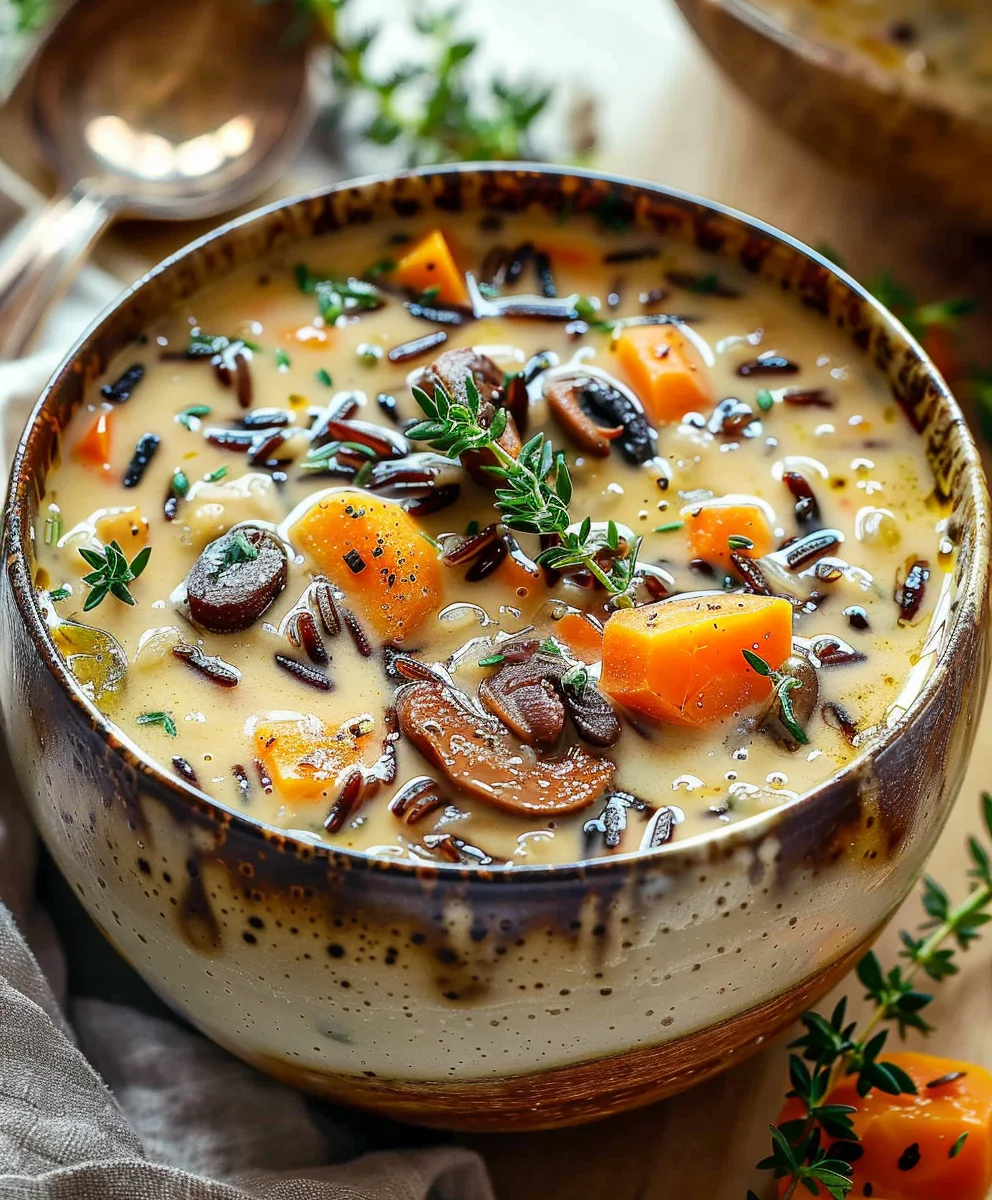 Autumn Wild Rice Soup: Hearty & Flavorful Dinner