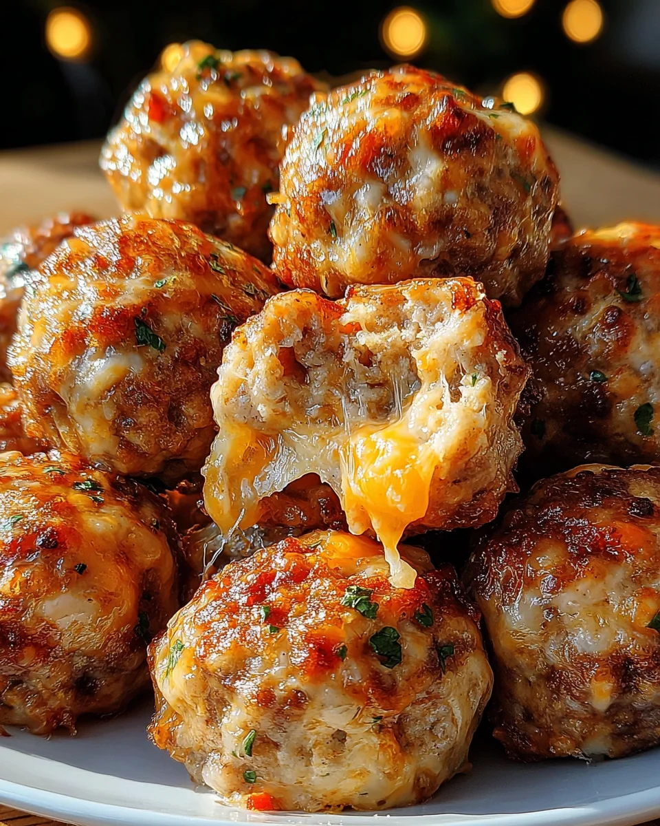 Cheesy Rotel Sausage Balls: Quick & Easy Beef Bites
