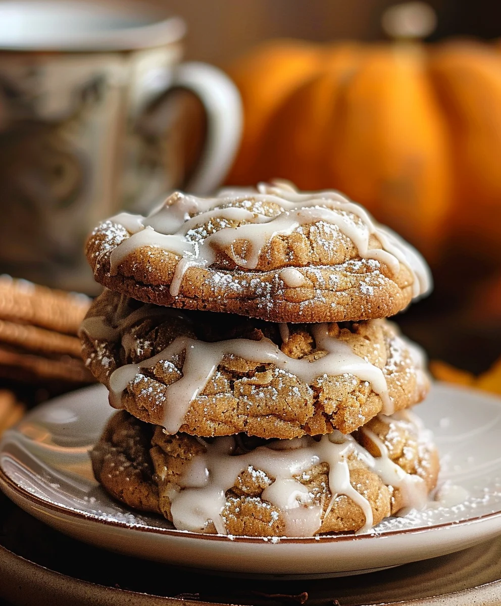 Pumpkin Coffee Cake Cookies
