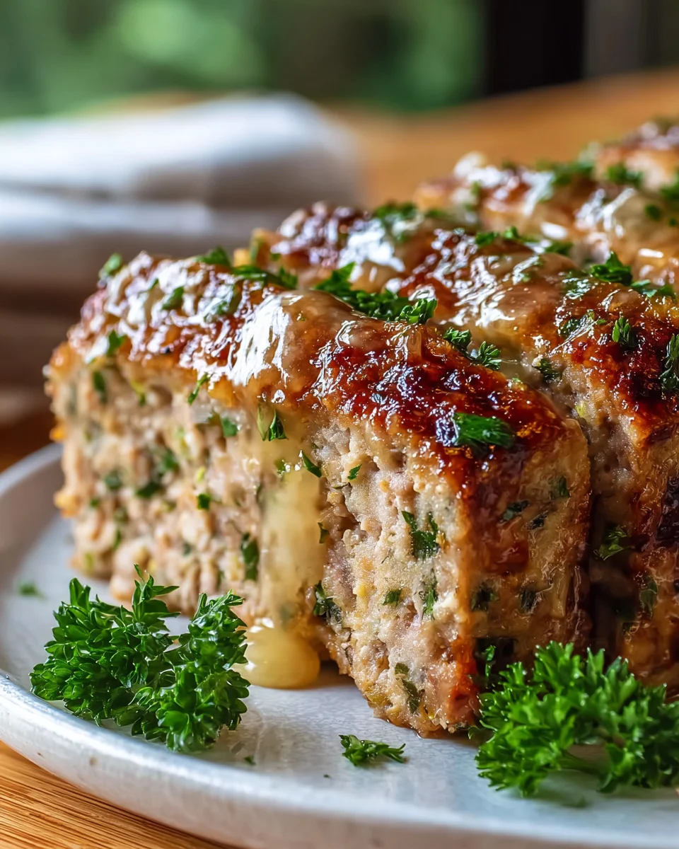 Best Juicy Garlic Parmesan Chicken Meatloaf Recipe Ever