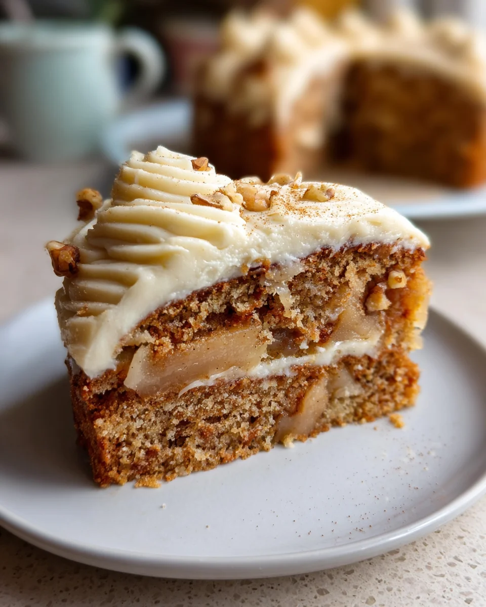 Irresistible Fresh Apple Cake with Dreamy Cream Cheese Frosting