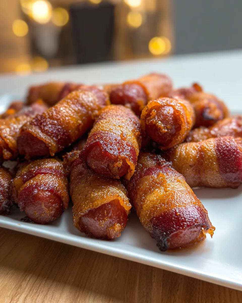 Beef Bacon Wrapped Little Smokies