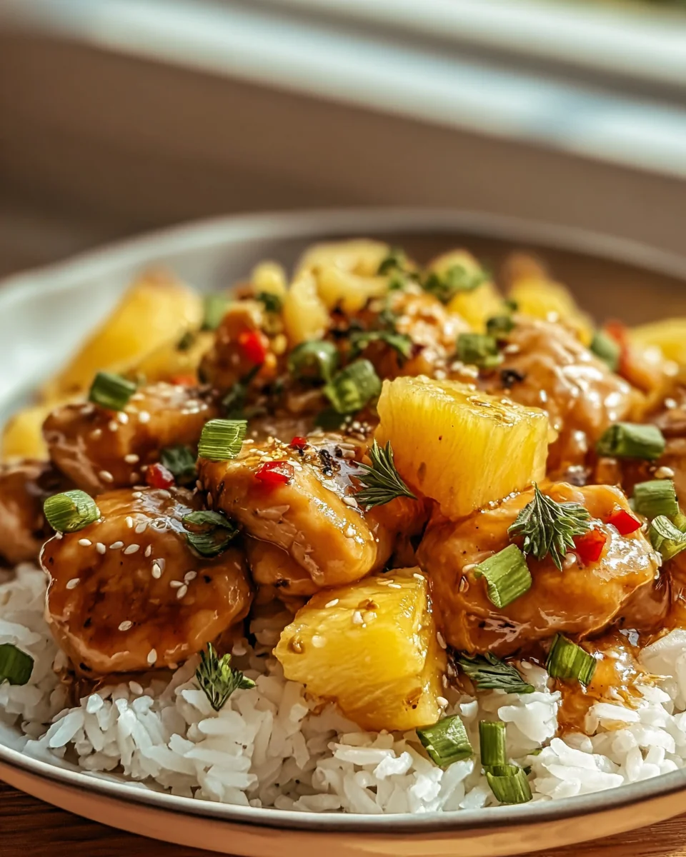 Delicious Pineapple Chicken And Rice Recipe for Easy Meals