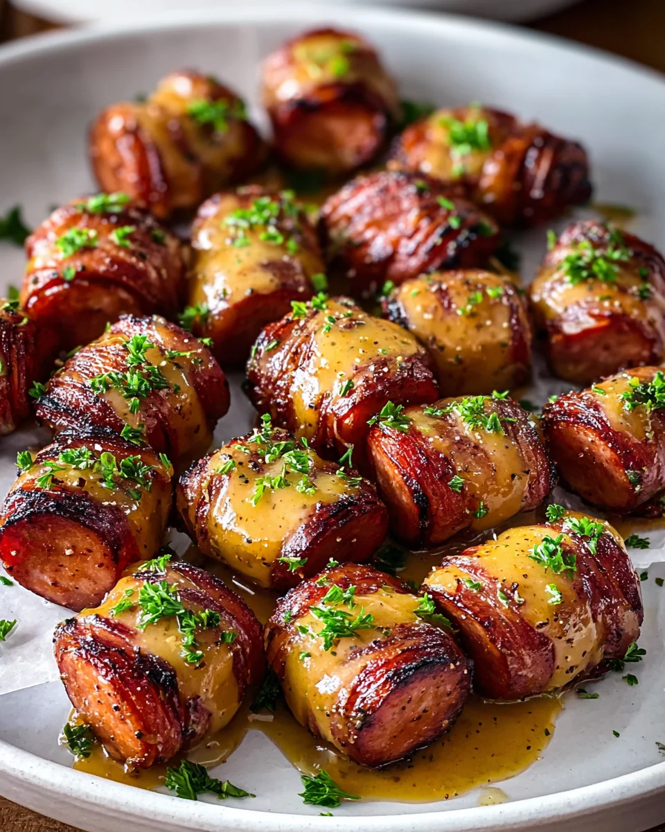 Irresistible Mustard Hasselback Beef Bites Recipe