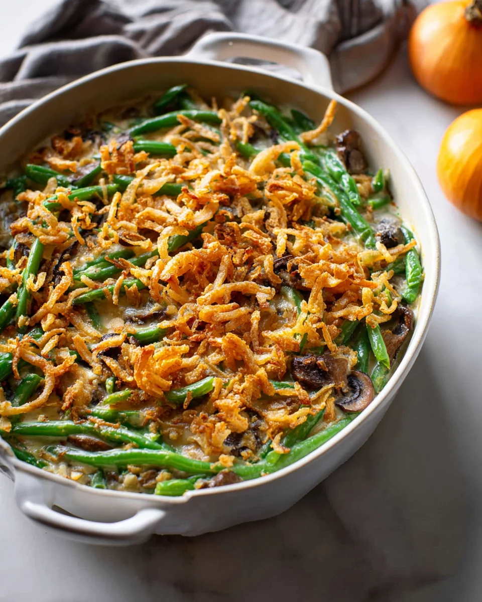Vegan Green Bean Casserole: The Ultimate Dairy-Free Recipe