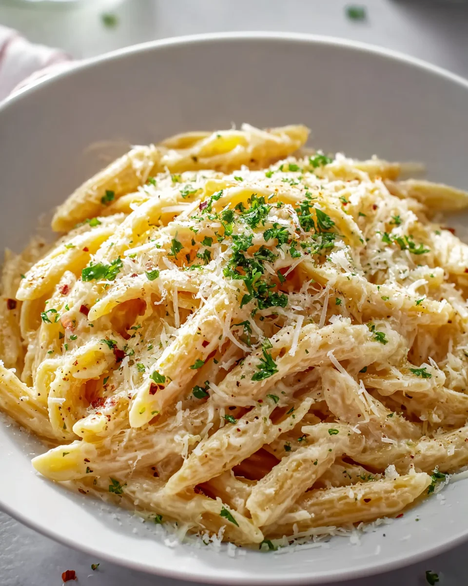 One Pot Creamy Garlic Pasta: Quick & Delicious Recipe!