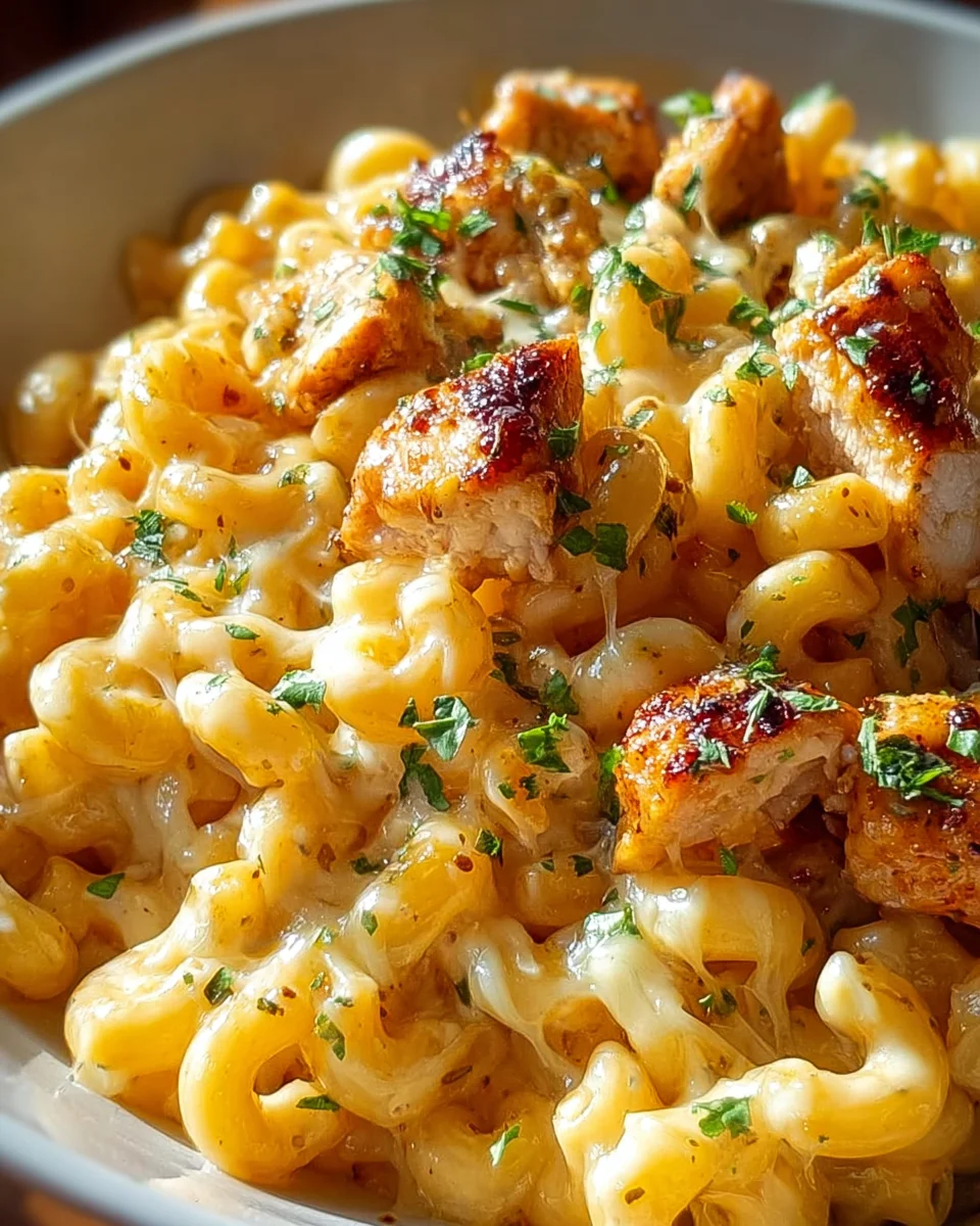Honey Pepper Chicken Mac and Cheese: Sweet & Savory Delight!