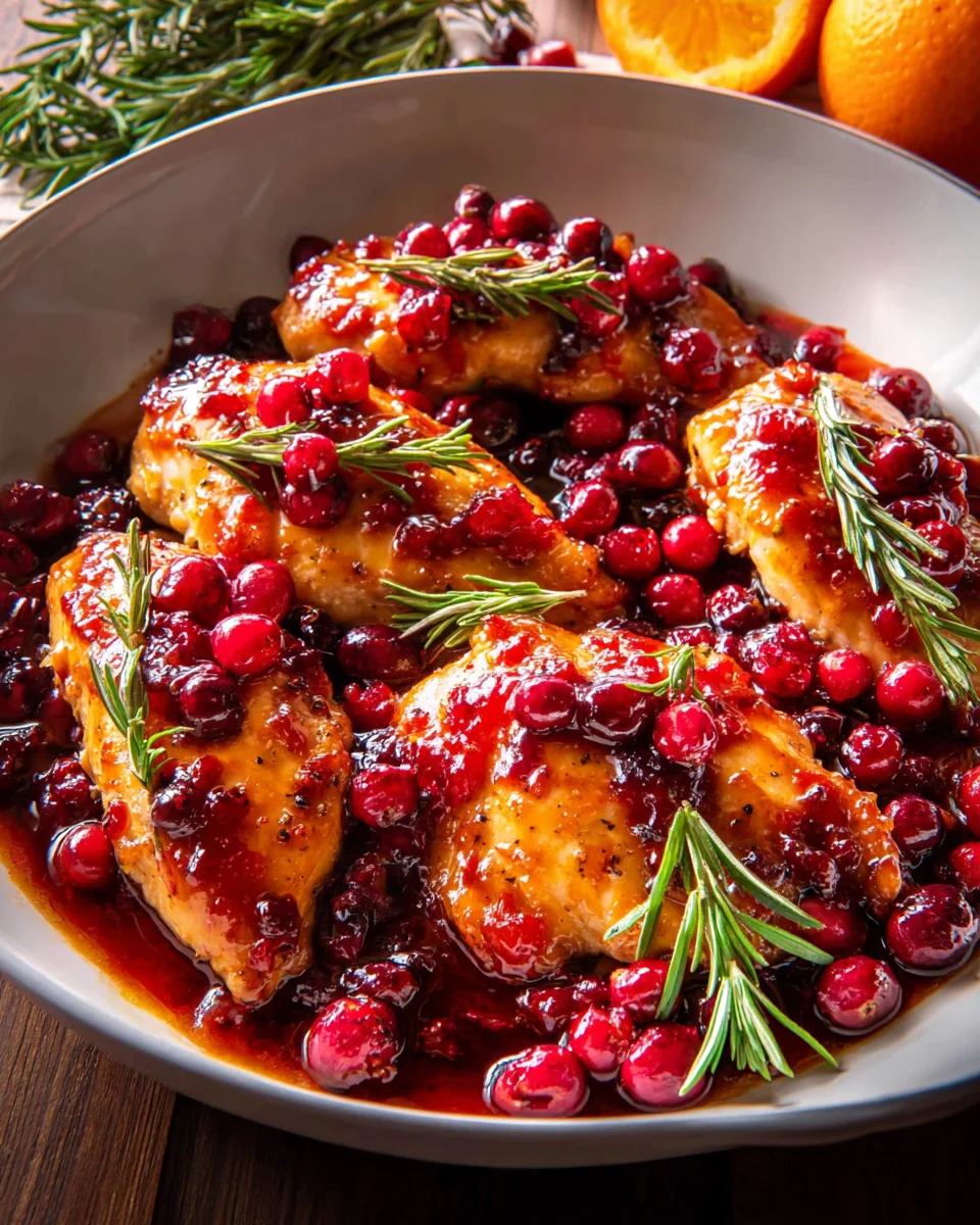 Skillet Cranberry Orange Chicken: Quick & Delicious Recipe