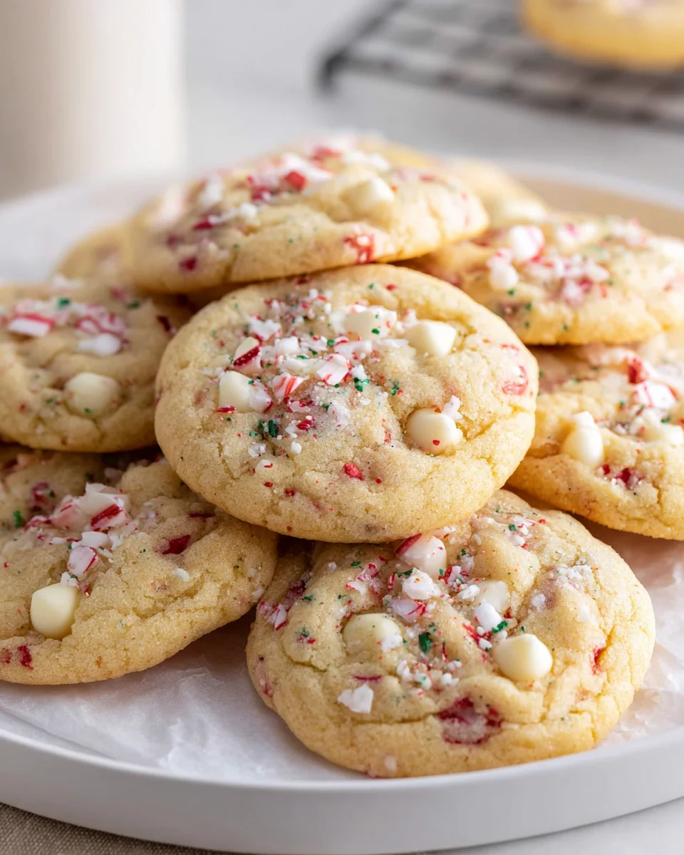 Peppermint White Chocolate Pudding Cookies: Festive Delight!