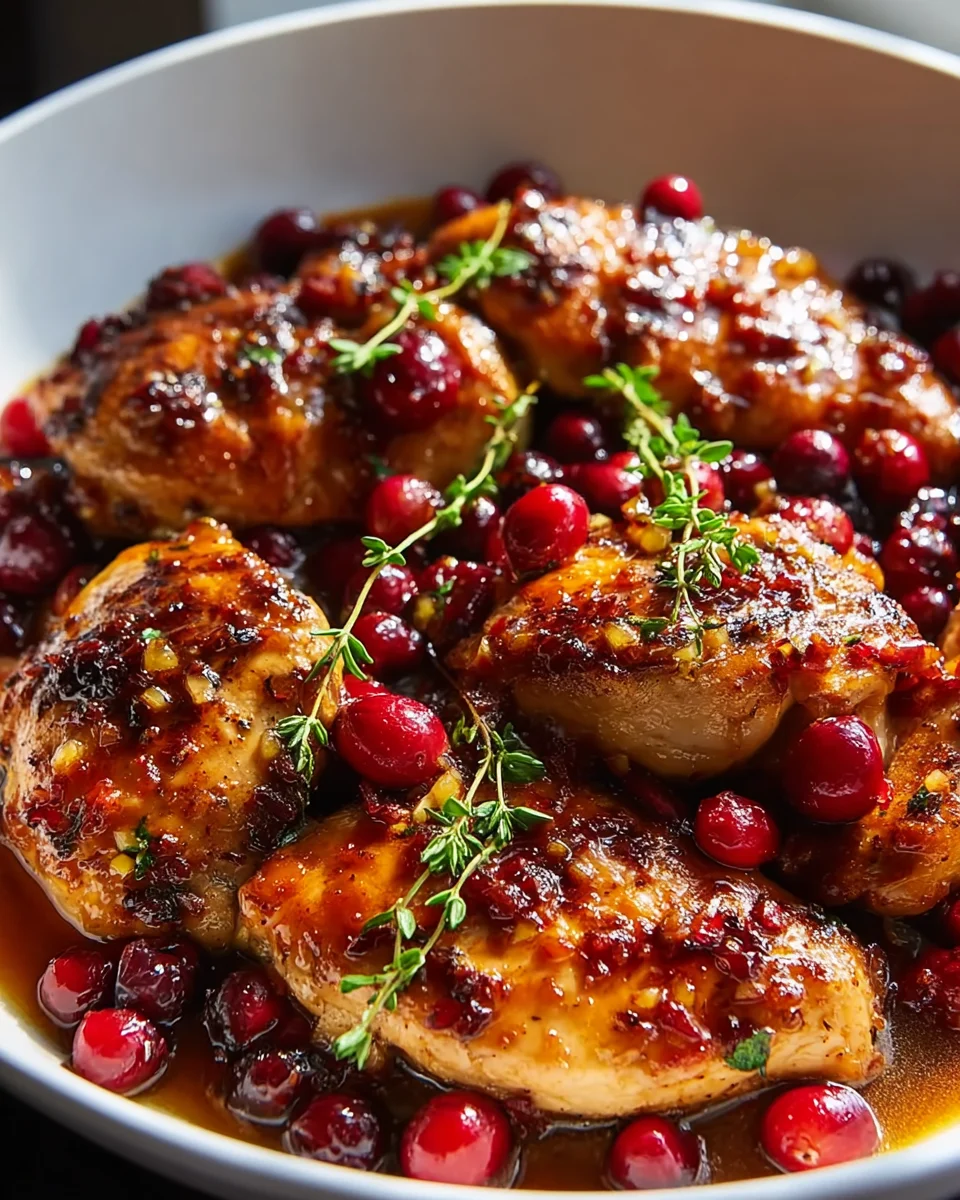 Cranberry Orange Chicken: A Flavorful Holiday Dinner Idea