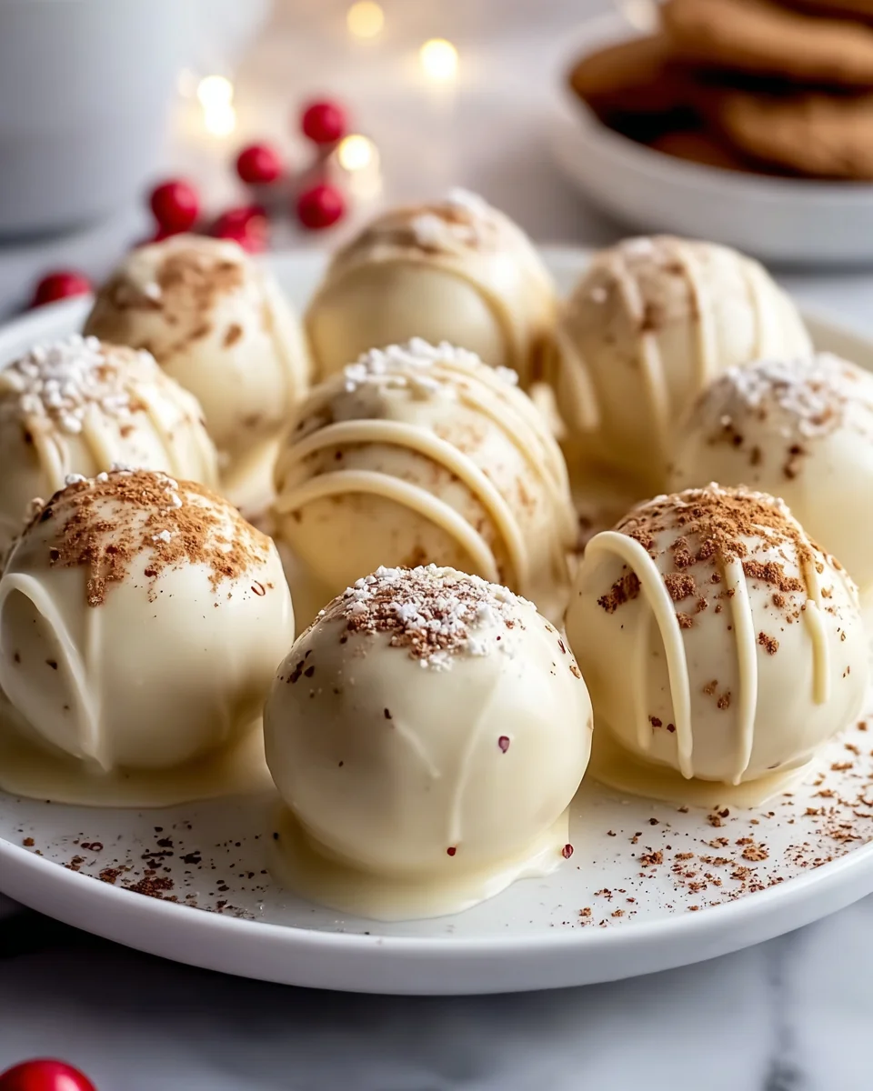 Irresistible Gin-Flavored Gingerbread Truffles Recipe