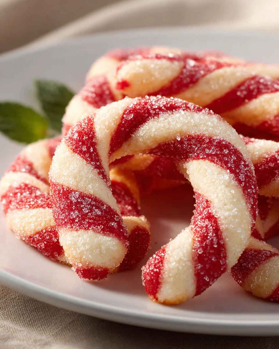 Festive Candy Cane Cookies: Irresistibly Tender, Perfect Stripes