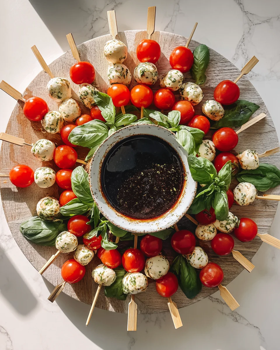 Bright & Festive Christmas Caprese Wreath: Holiday Appetizer