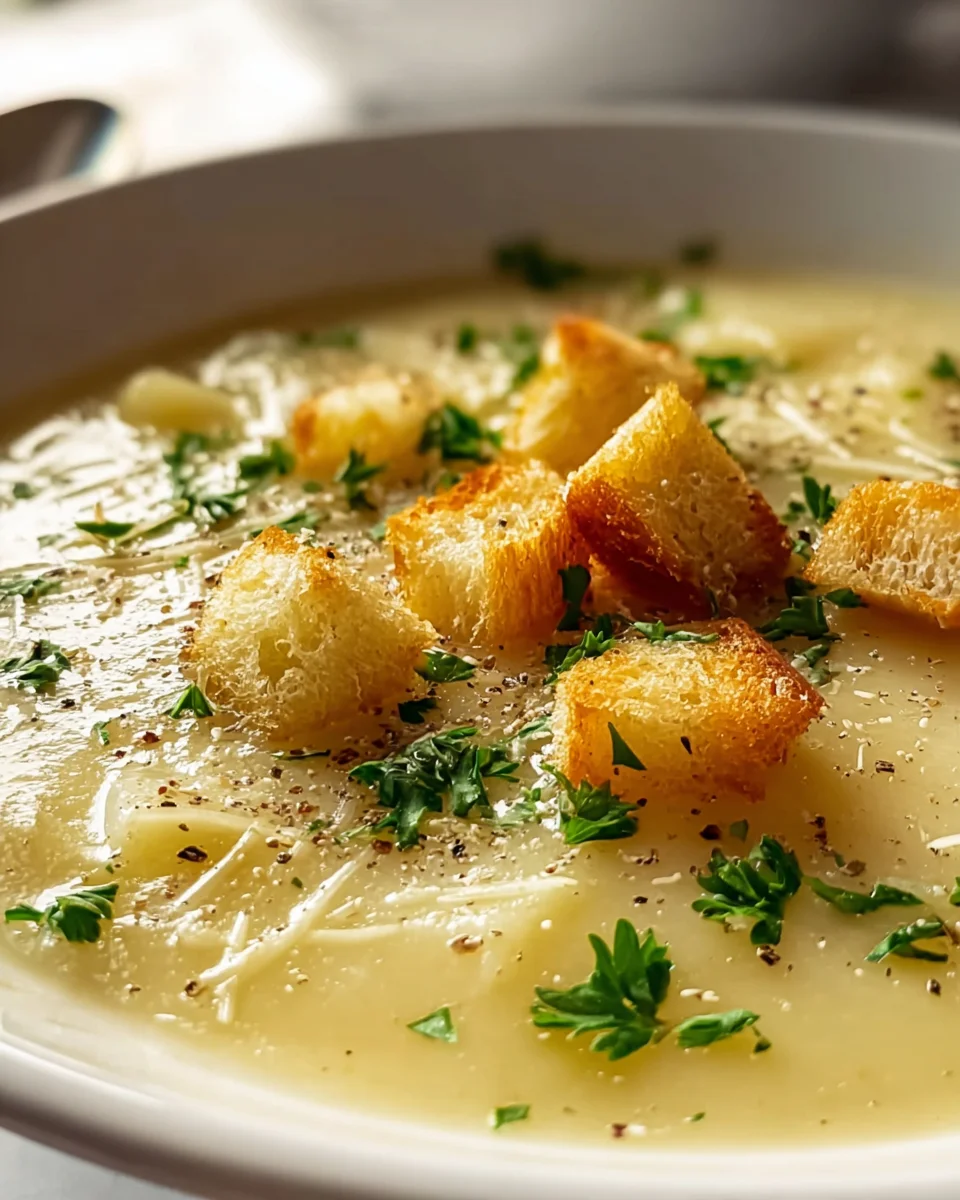 Revive with Soothing Garlic Potato Soup for Hangover Relief!