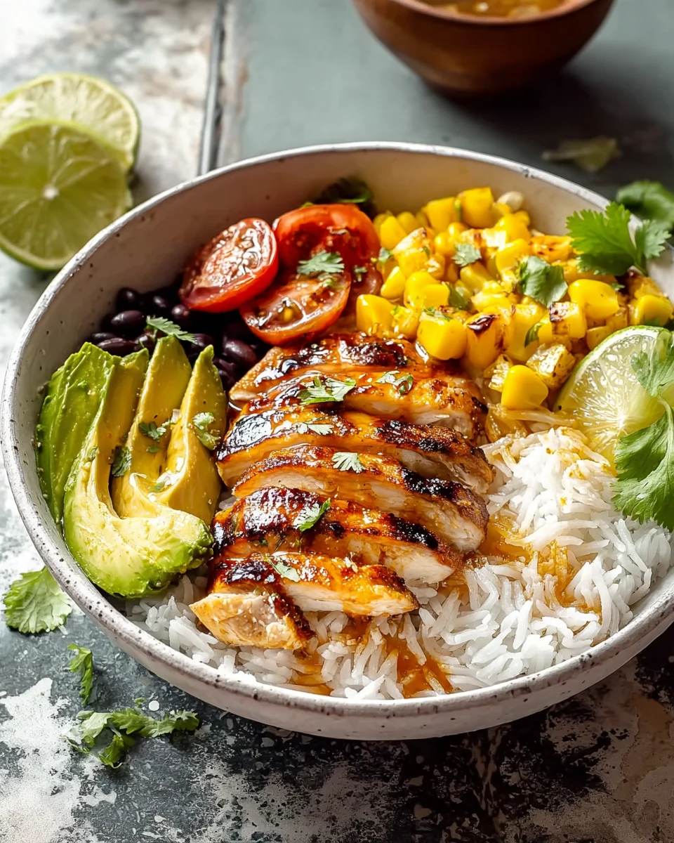 Honey Lime Chicken Rice Bowls - Easy & Delicious Recipe!