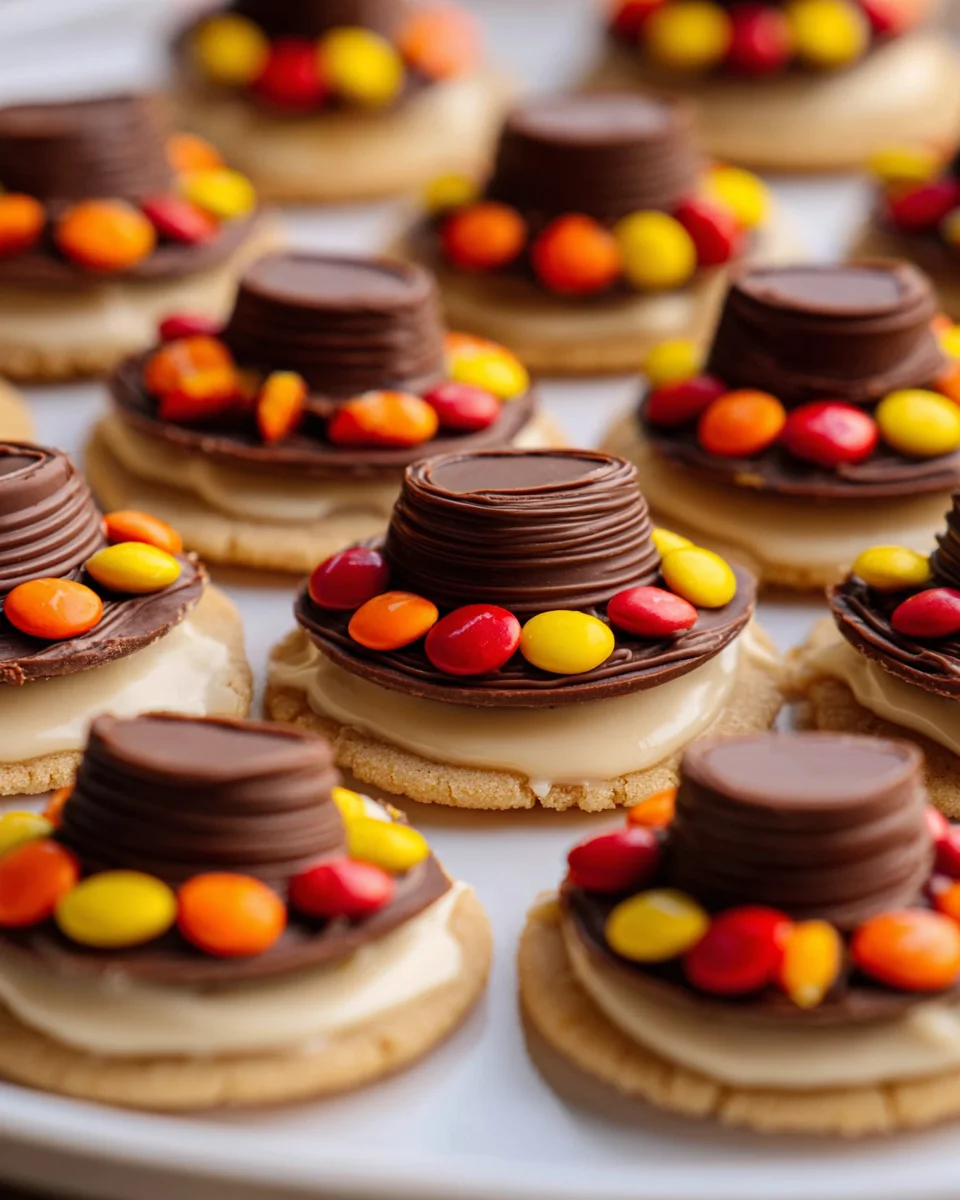 Delicious Pilgrim Hat Cookies for Holiday Celebrations!