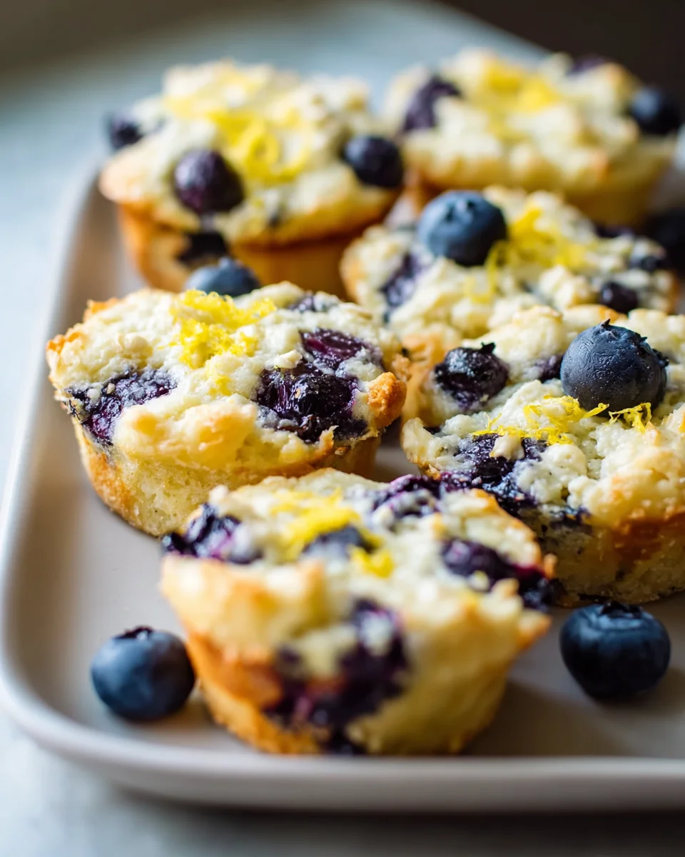 Delicious Blueberry Lemon Zest Cottage Cheese Bites Recipe