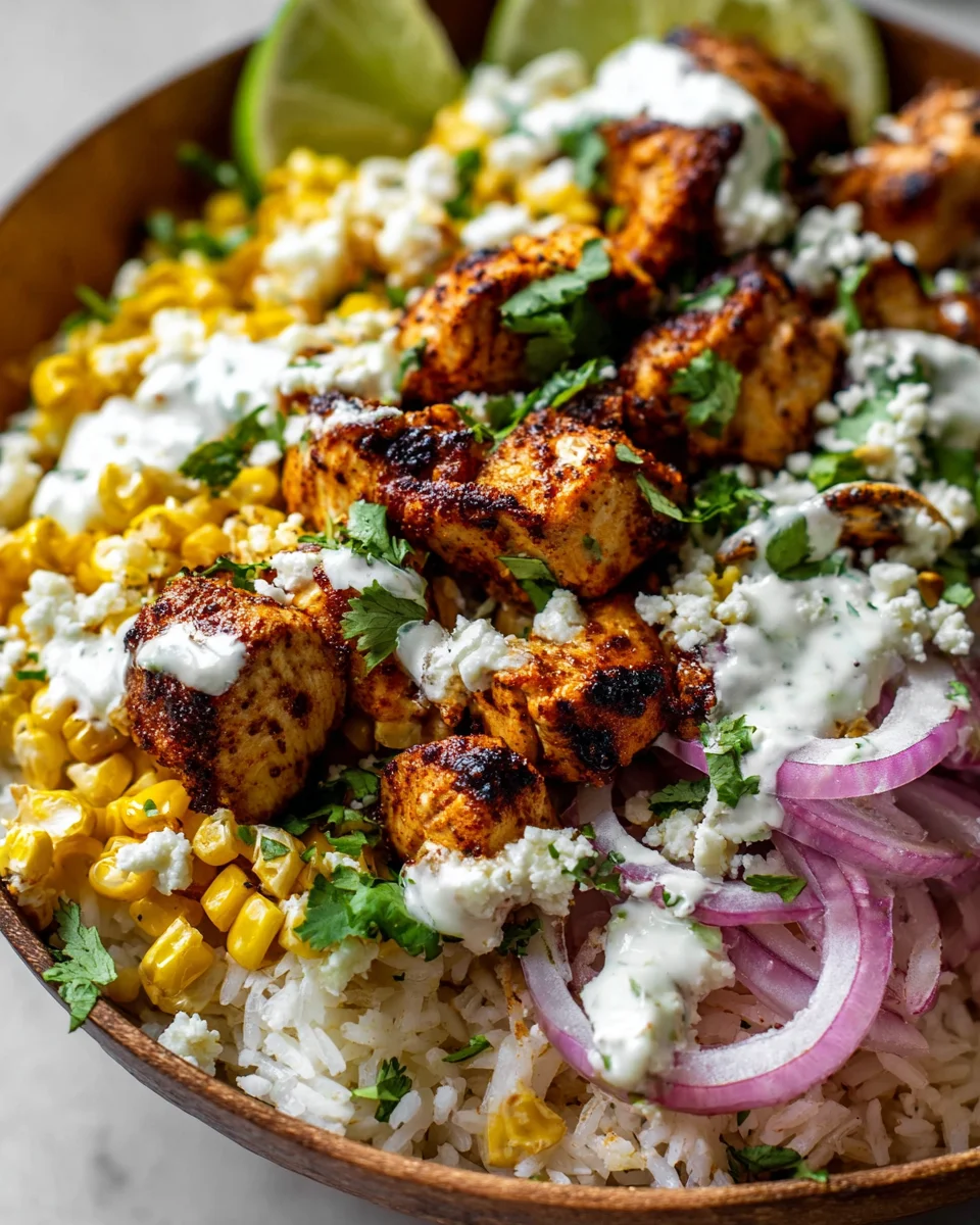 Tasty Street Corn Chicken Bowl: A Flavorful Delight!
