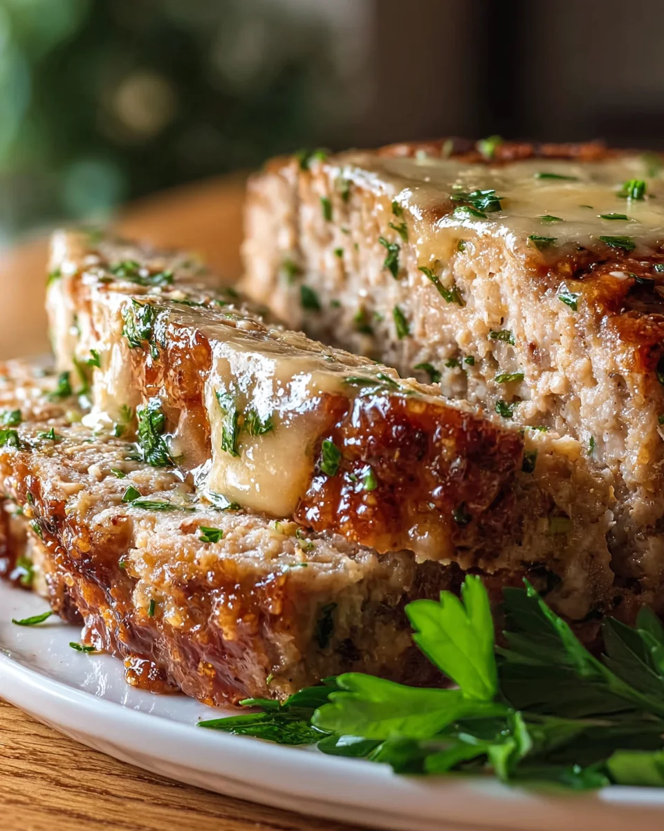 Best Juicy Garlic Parmesan Chicken Meatloaf Recipe Ever