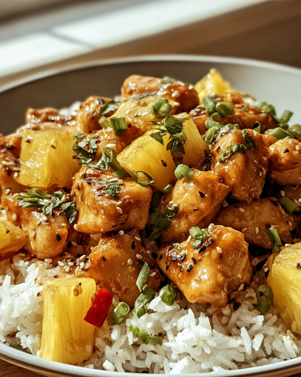 Delicious Pineapple Chicken And Rice Recipe for Easy Meals
