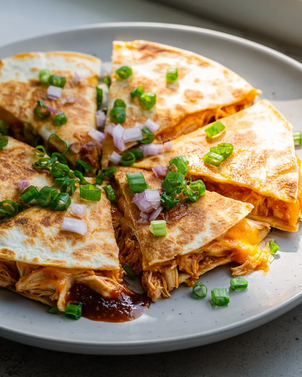Savory BBQ Chicken Quesadillas: A Flavorful Delight!
