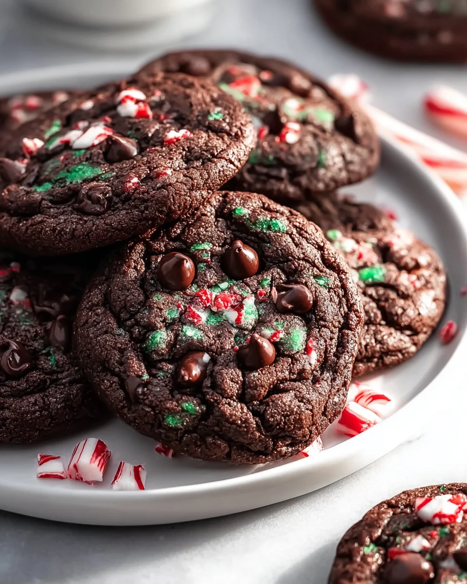 Double Chocolate Peppermint Cookies: Irresistibly Festive Treats