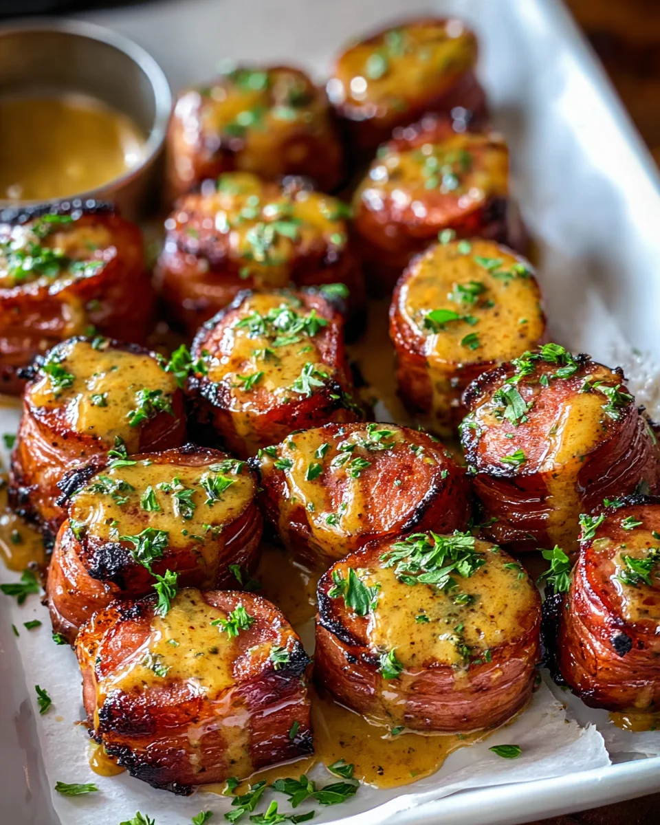 Irresistible Mustard Hasselback Beef Bites Recipe